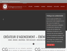 Tablet Screenshot of cgagencement.com